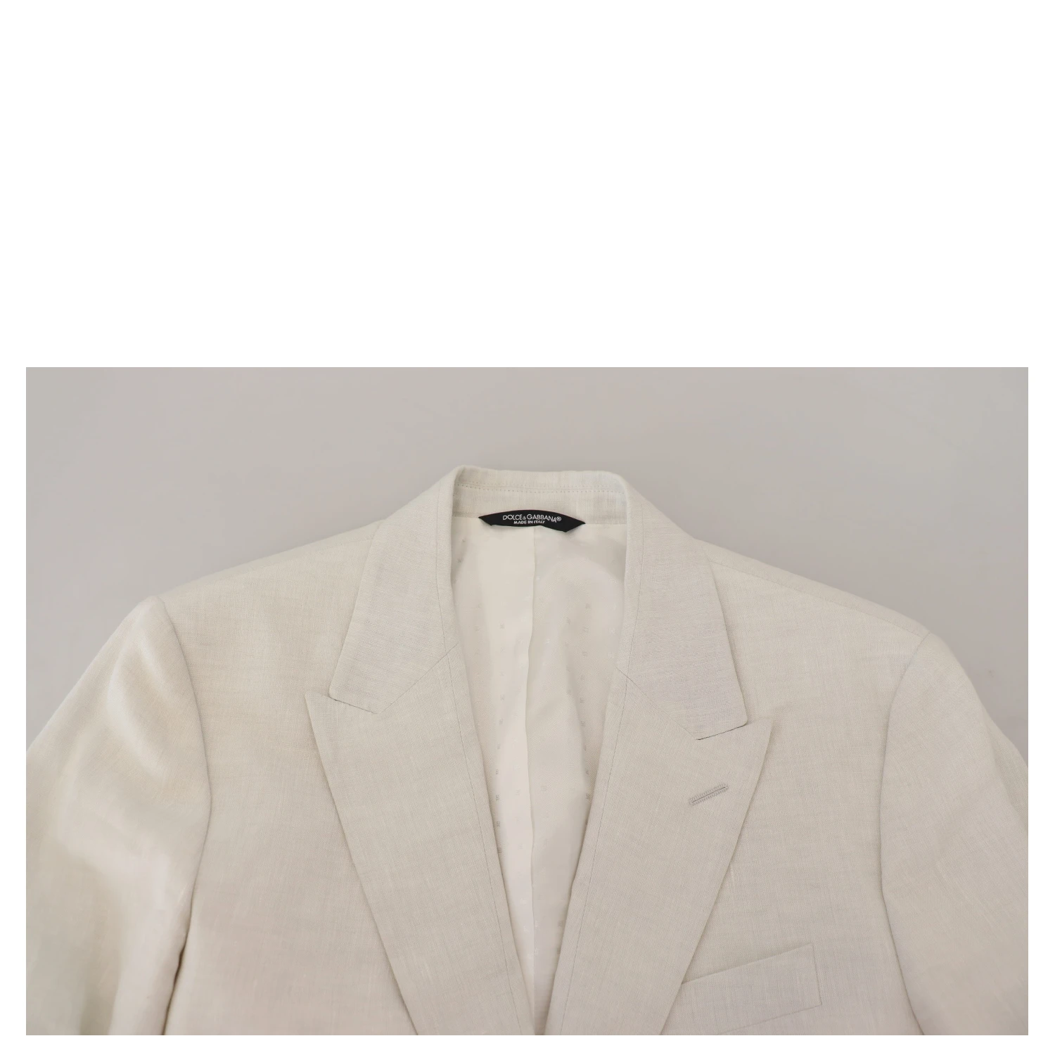 White Linen Slim Fit Jacket Blazer