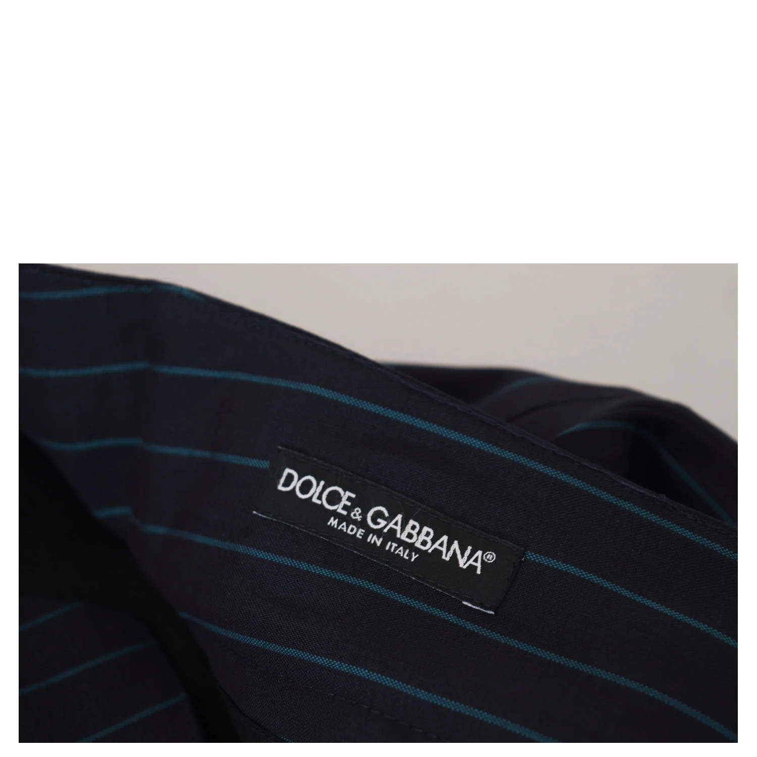 Blue Striped Men Formal Pants
