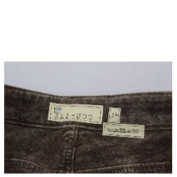 Gray Washed Cotton Corduroy Slim Fit Men Jeans