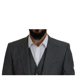 Gray MARTINI 3 Piece Slim Fit Suit