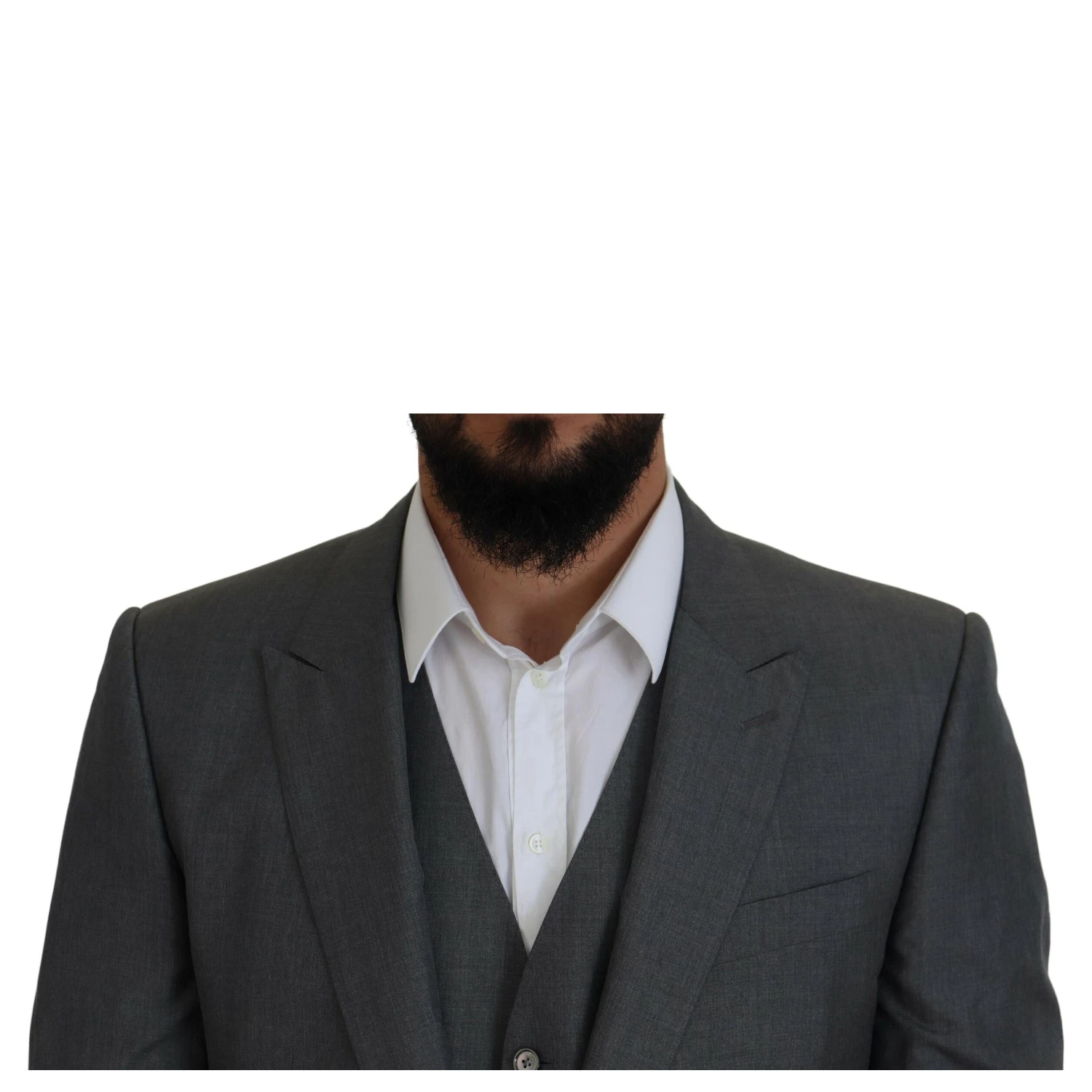 Gray MARTINI 3 Piece Slim Fit Suit