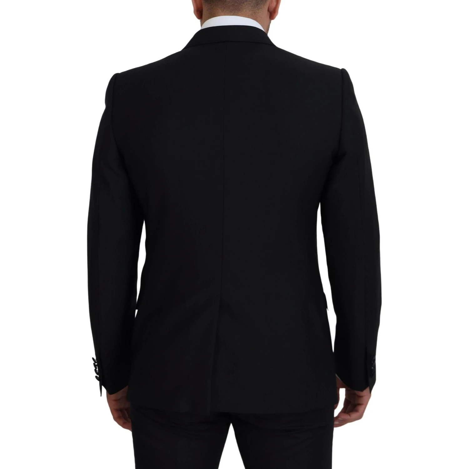 Black Slim Fit Formal Martini Blazer