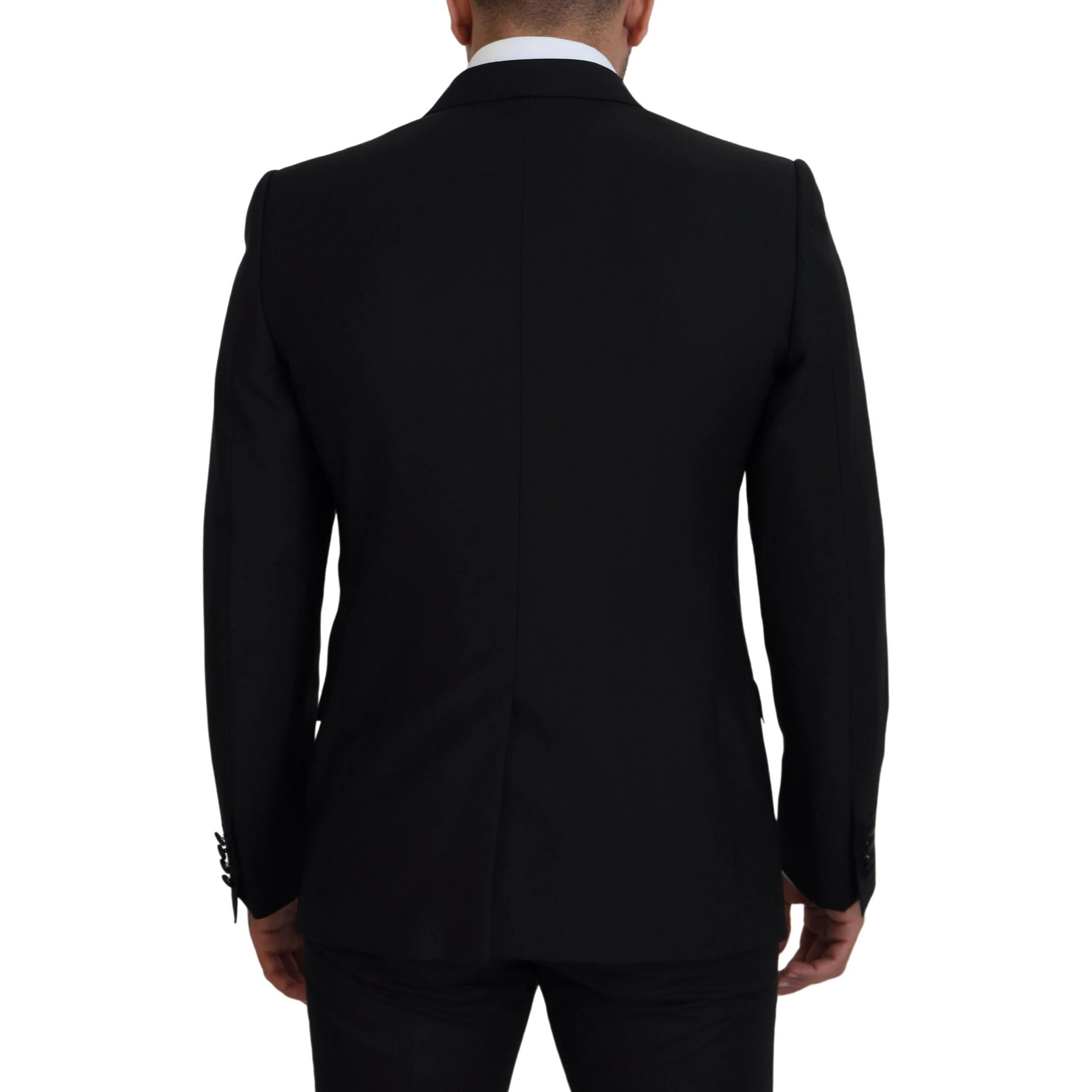 Black Slim Fit Formal Martini Blazer