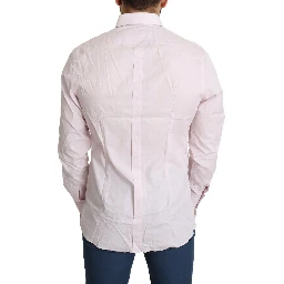 Light Pink Cotton Formal GOLD Dress Shirt