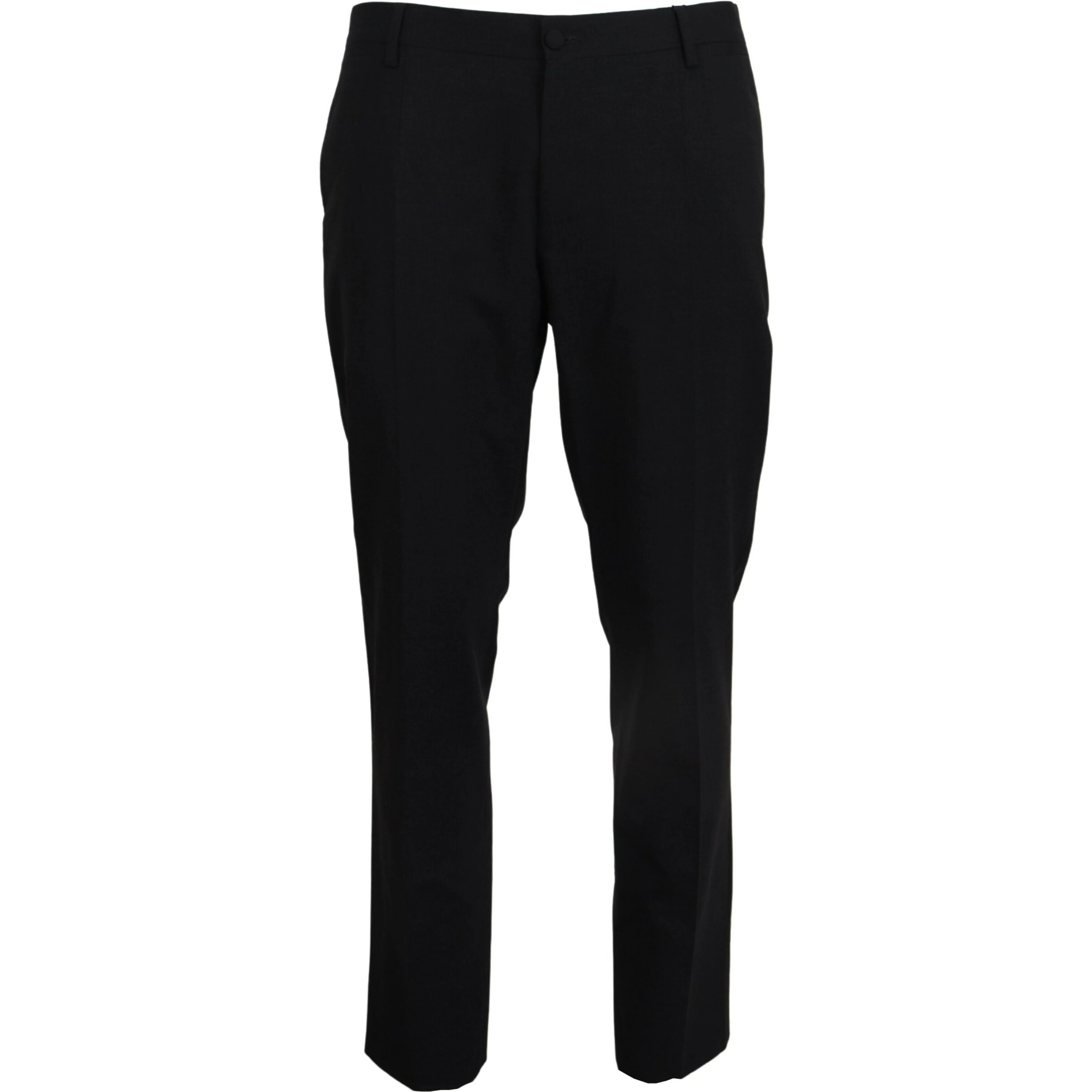 Gray Wool Stretch Dress Formal Slim Fit Pant