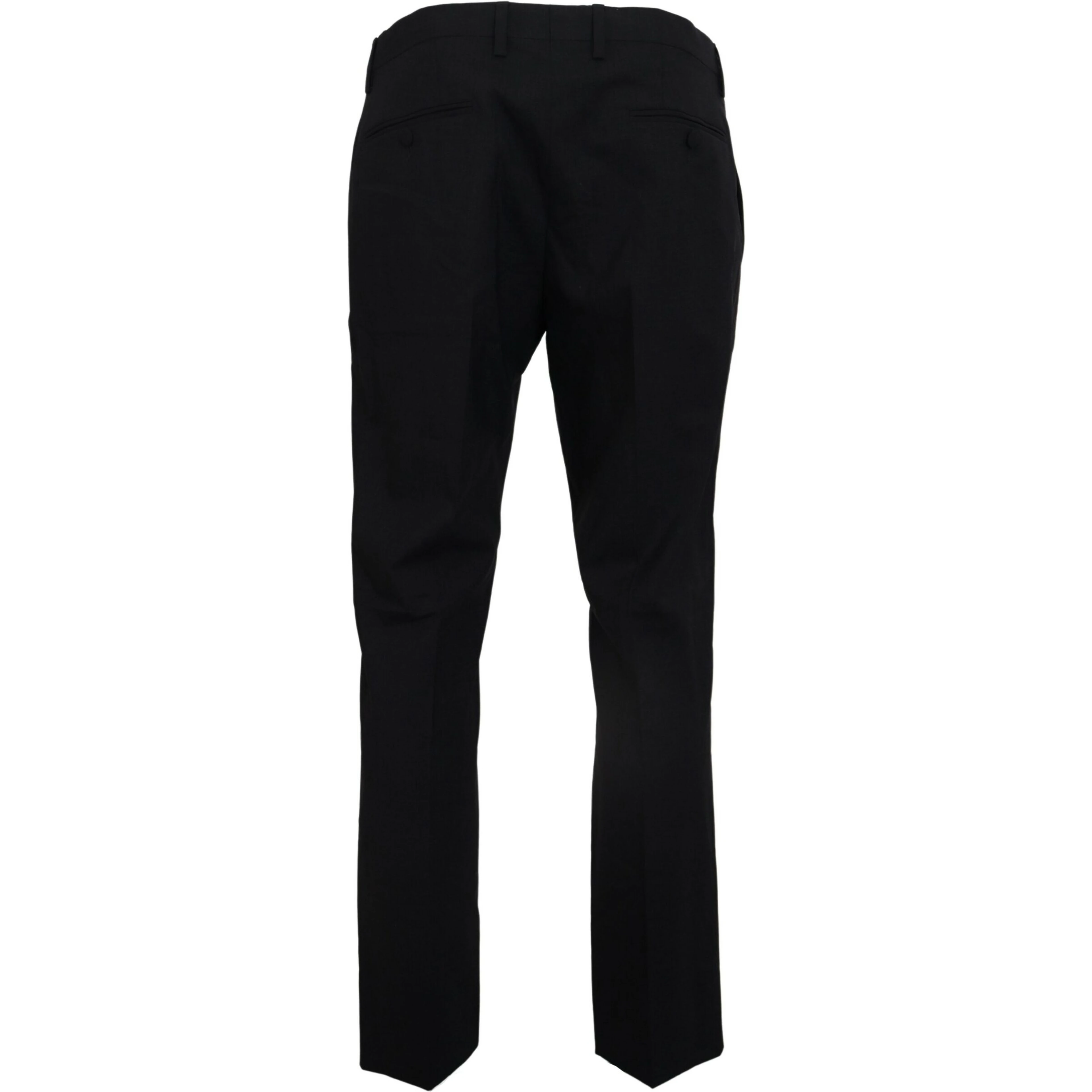 Gray Wool Stretch Dress Formal Slim Fit Pant