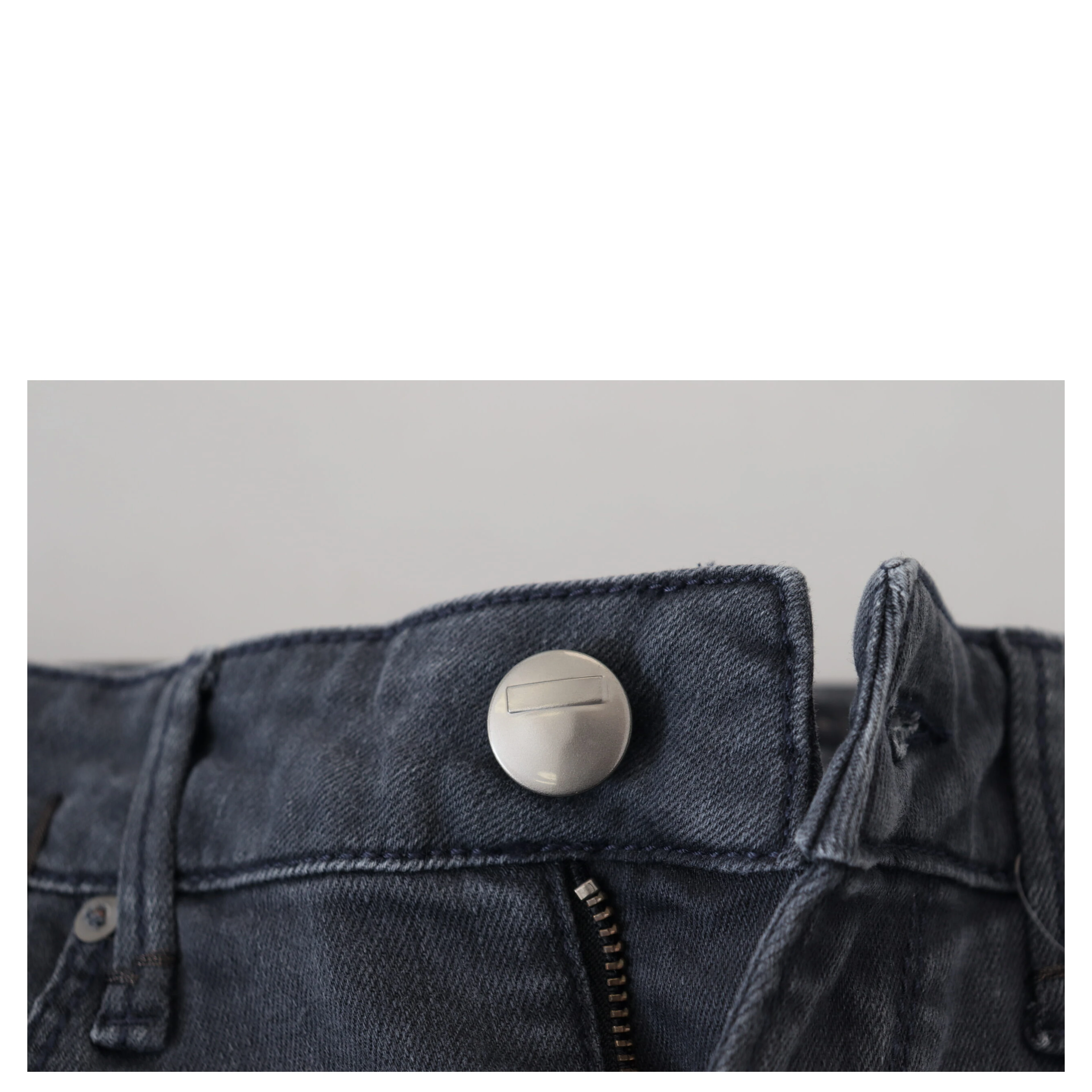 Gray Cotton Skinny Low Waist Women Casual Denim Jeans