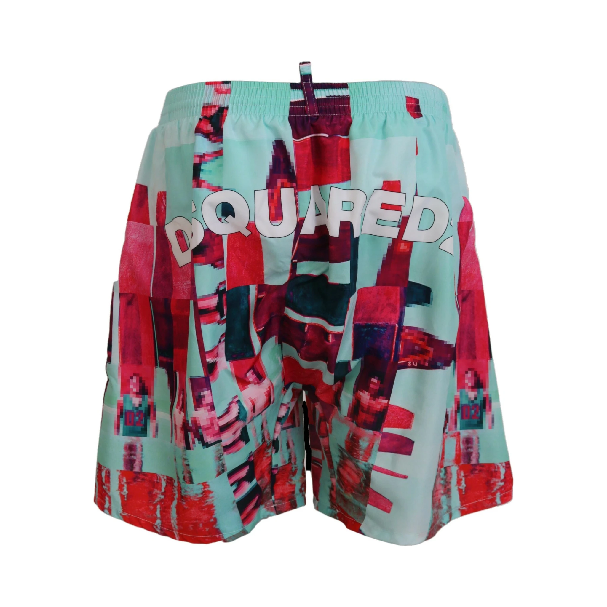Multicolor Printed Beachwear Shorts Swimwear