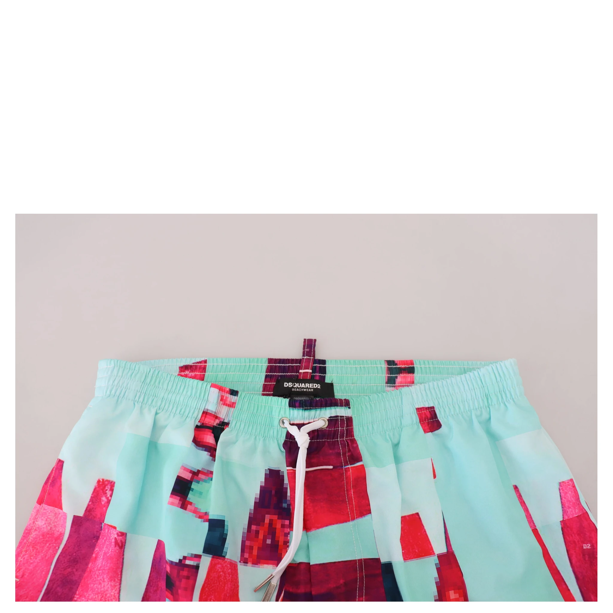 Multicolor Printed Beachwear Shorts Swimwear