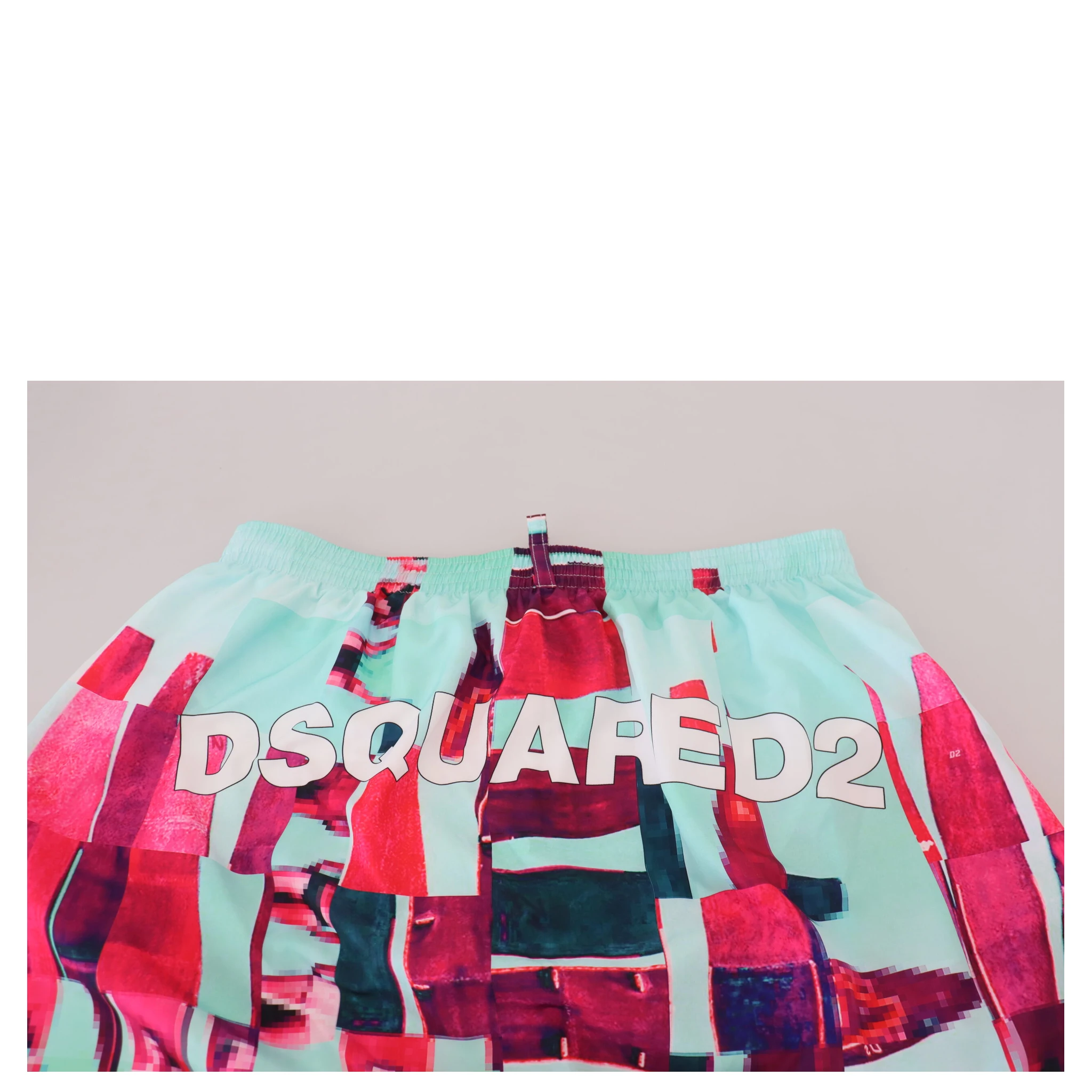 Multicolor Printed Beachwear Shorts Swimwear