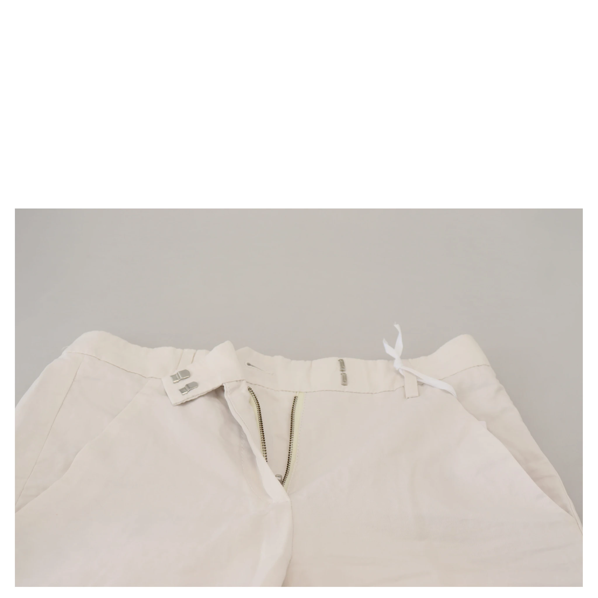 White High Waist Tapered Women Pants