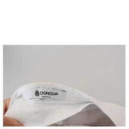 White High Waist Tapered Women Pants