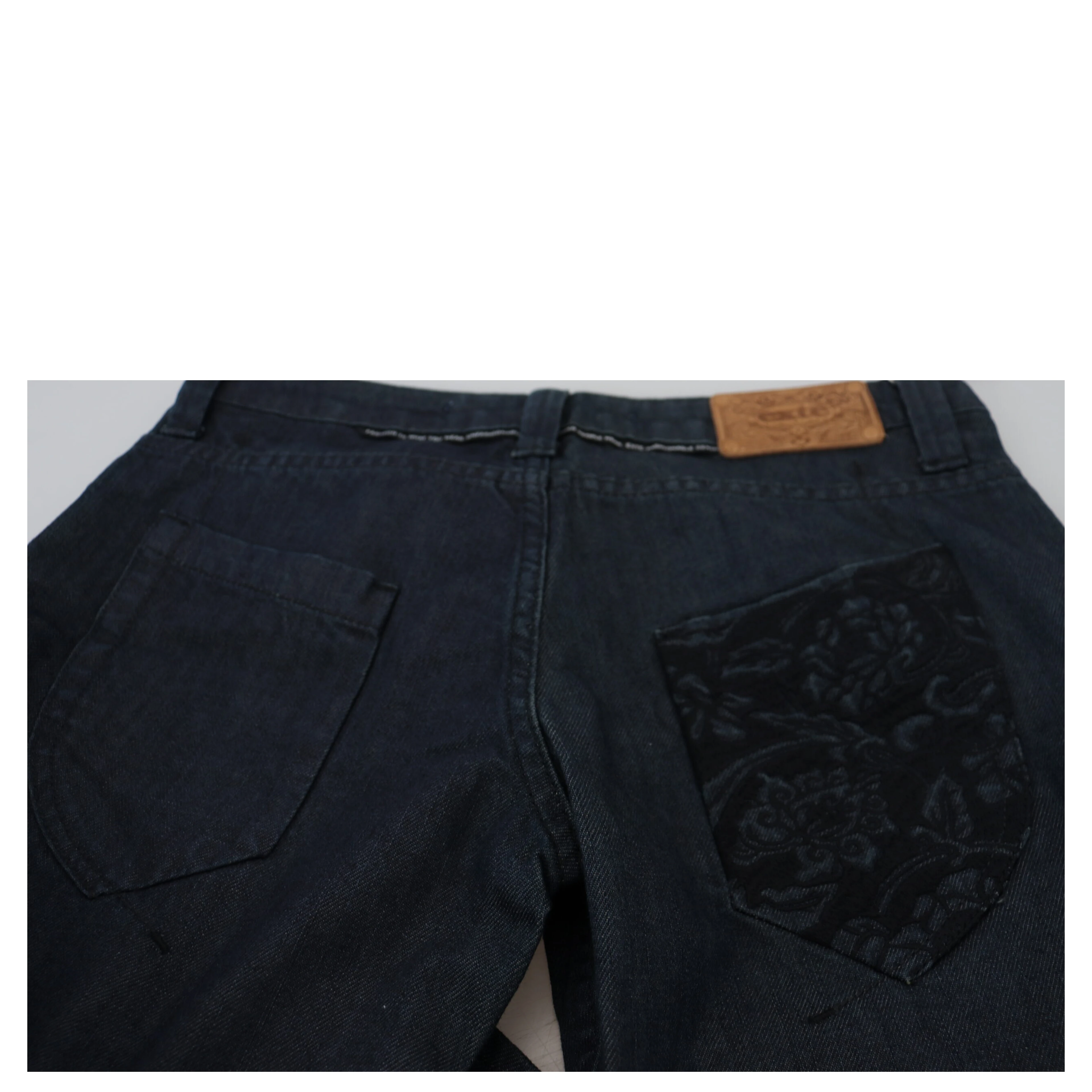 Dark Blue Low Waist Straight Fit Women Denim Jeans