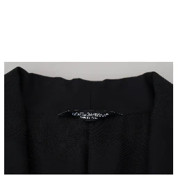 Black Robe Striped DG Patch Jacket Men Blazer