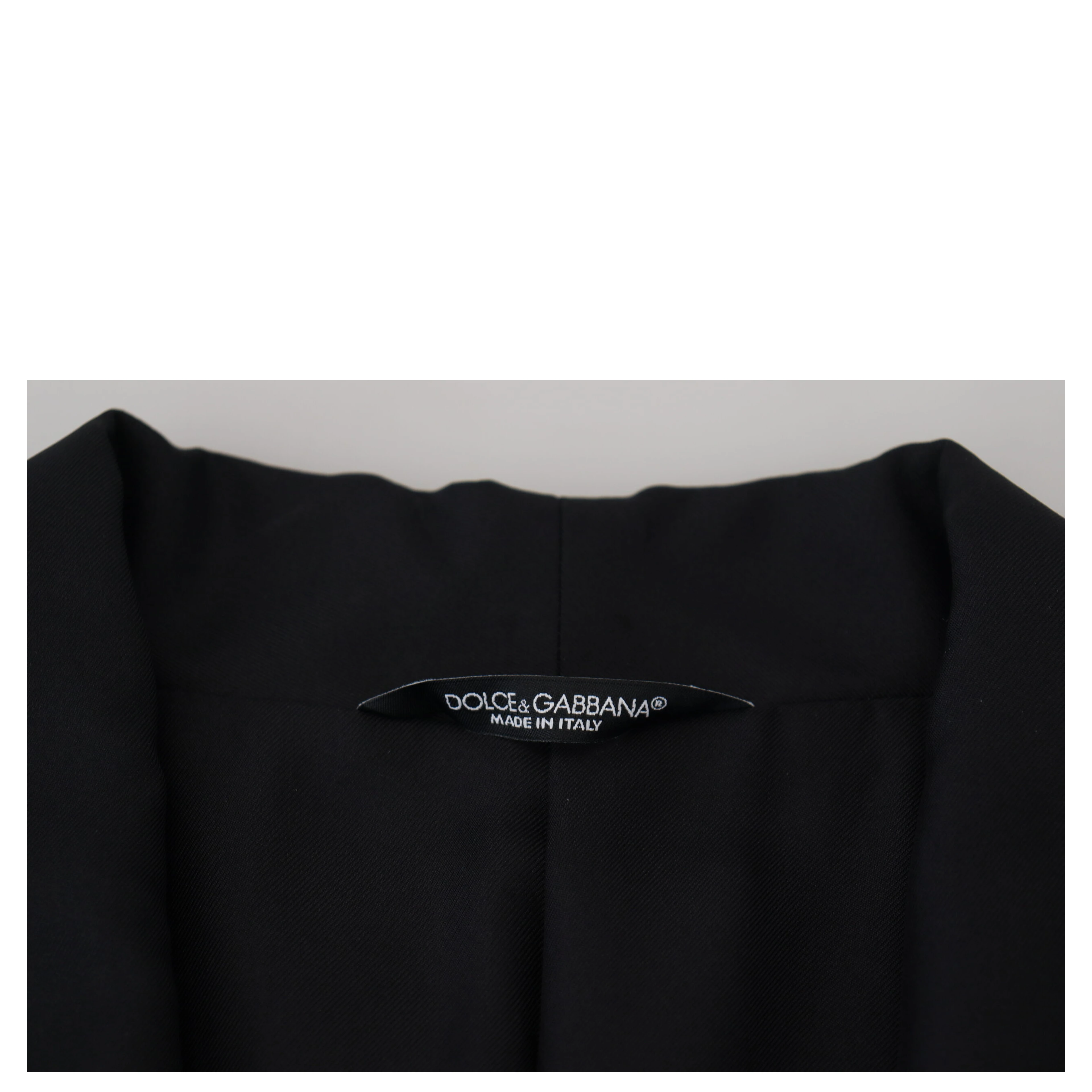 Black Robe Striped DG Patch Jacket Men Blazer