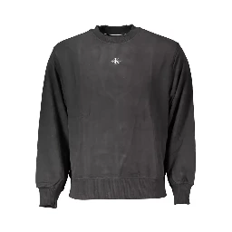 Black Cotton Sweatshirt