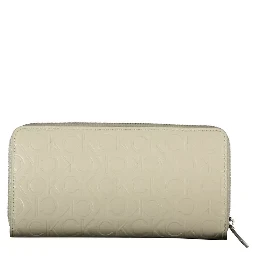 Beige Polyethylene Wallet