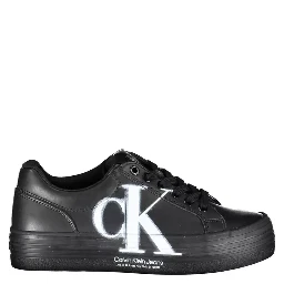 Black Polyester Sneaker