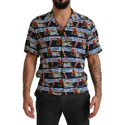 Multicolor Beach Chair Short Sleeves Shirt