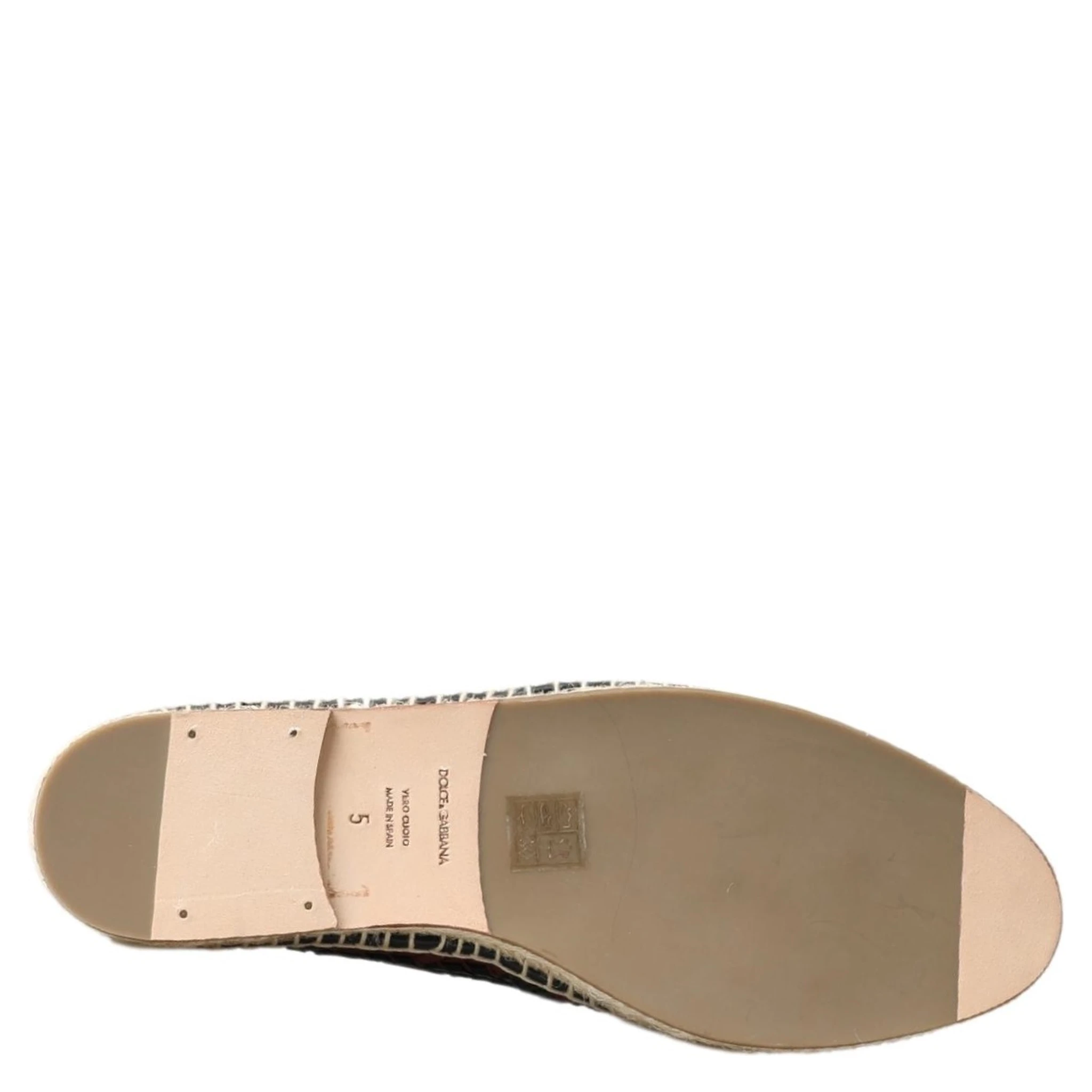 Black Bordeaux Buffalo Leather Espadrille Shoes