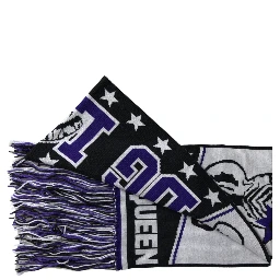 Multicolor Wool DG Queen Wrap Fringe Scarf