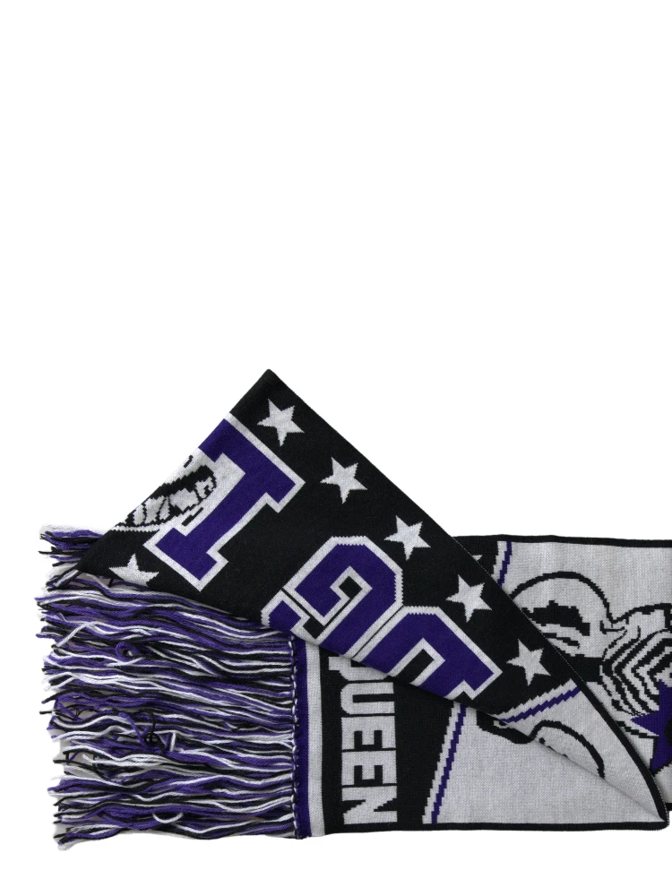 Multicolor Wool DG Queen Wrap Fringe Scarf alternative