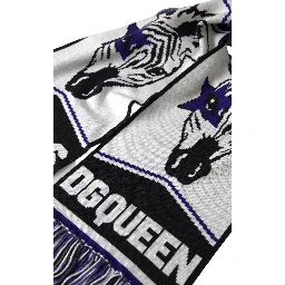 Multicolor Wool DG Queen Wrap Fringe Scarf
