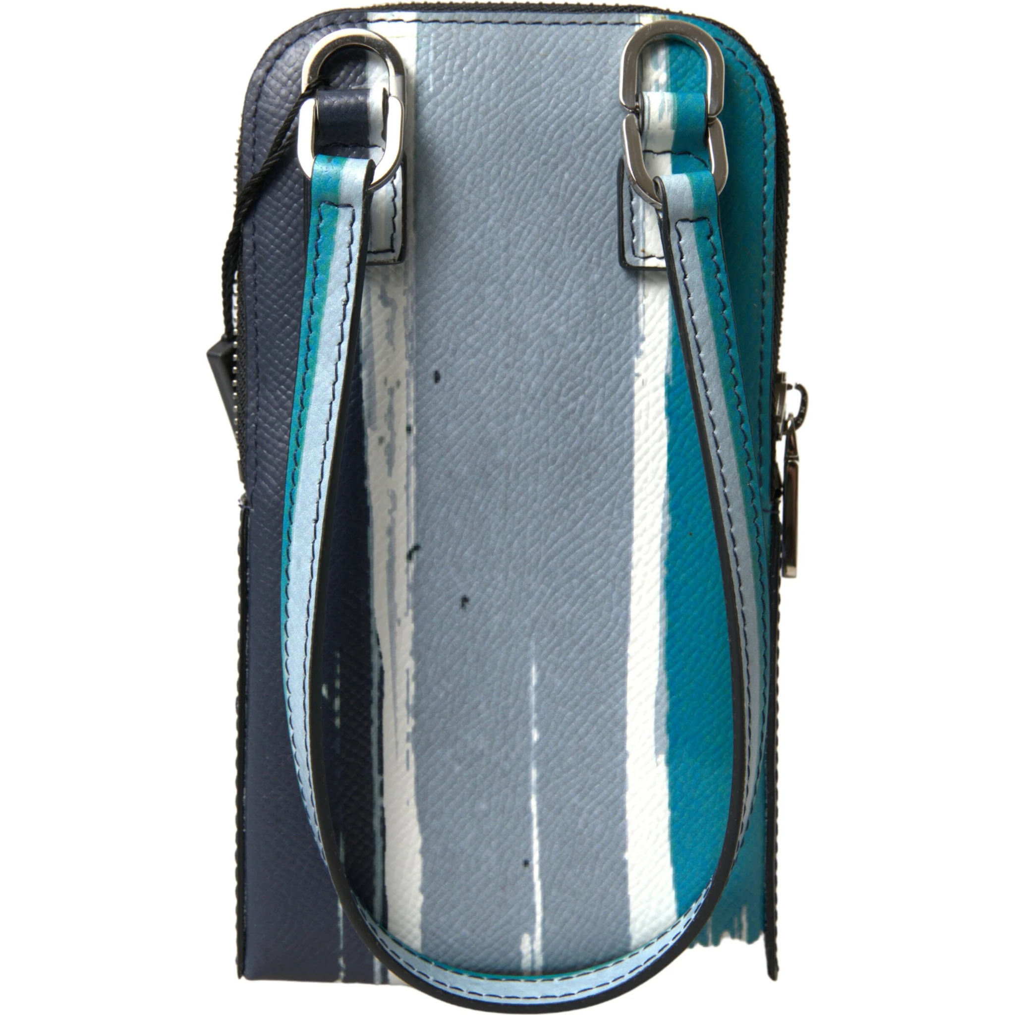 Blue Leather Purse Crossbody Sling Phone Bag Unisex