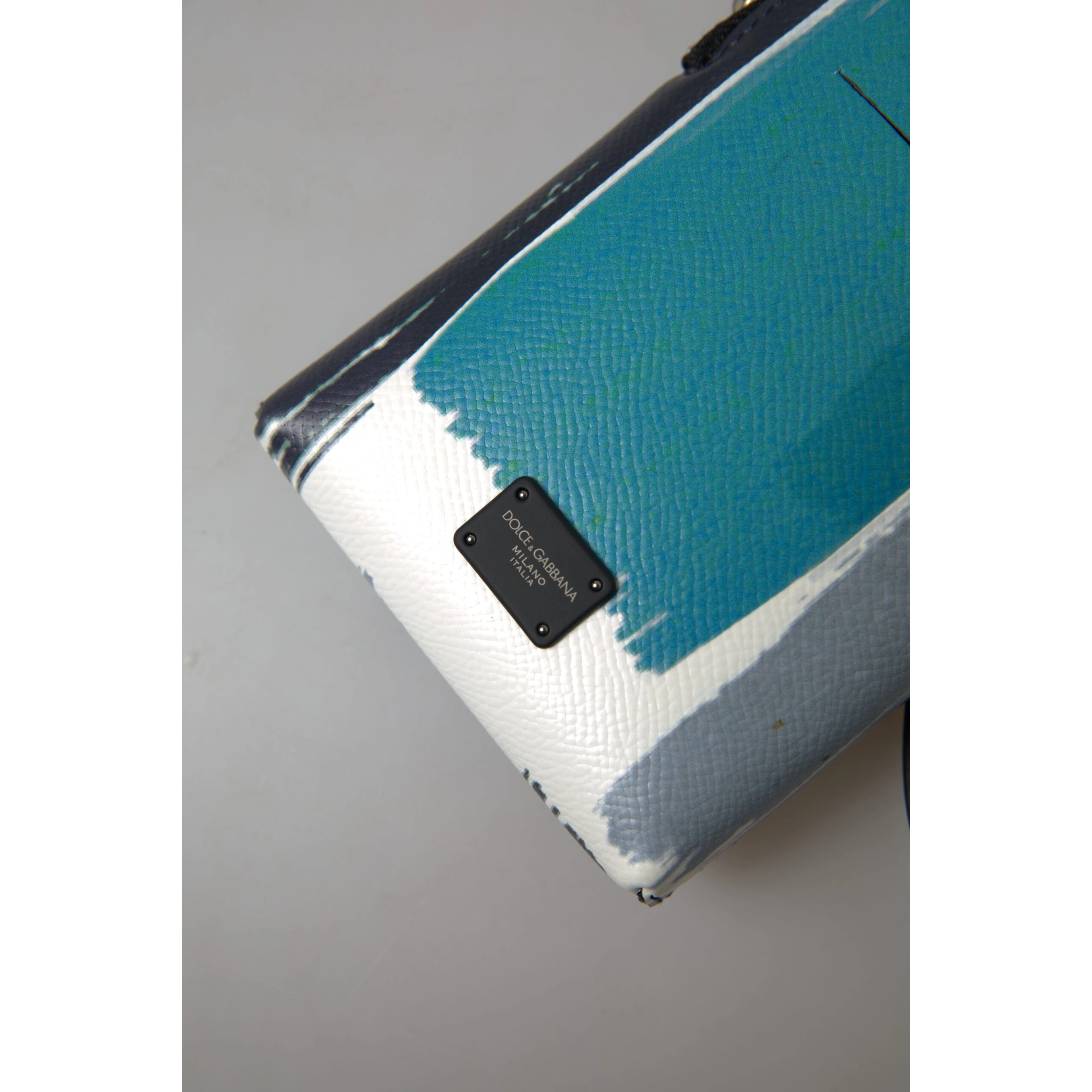 Blue Leather Purse Crossbody Sling Phone Bag Unisex