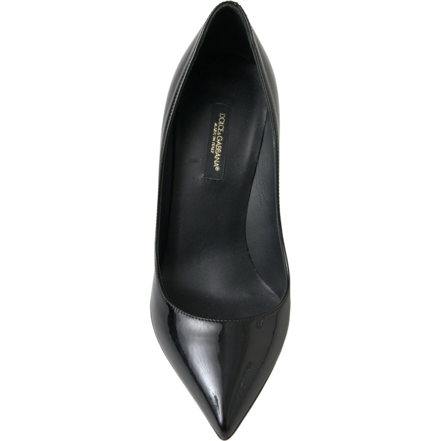 Black Patent Leather High Heels Pumps Shoes