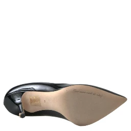 Black Patent Leather High Heels Pumps Shoes