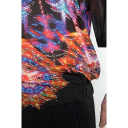 Multicolor Luminarie Print Men Cotton Shirt