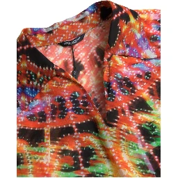 Multicolor Luminarie Print Men Cotton Shirt