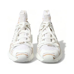White Beige Sorrento Socks Sneakers Shoes