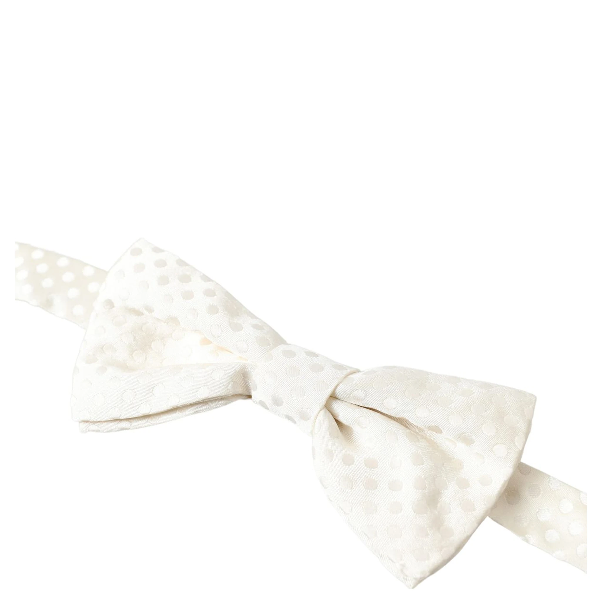 Ivory Fantasy Pattern Adjustable Neck Papillon Bow Tie
