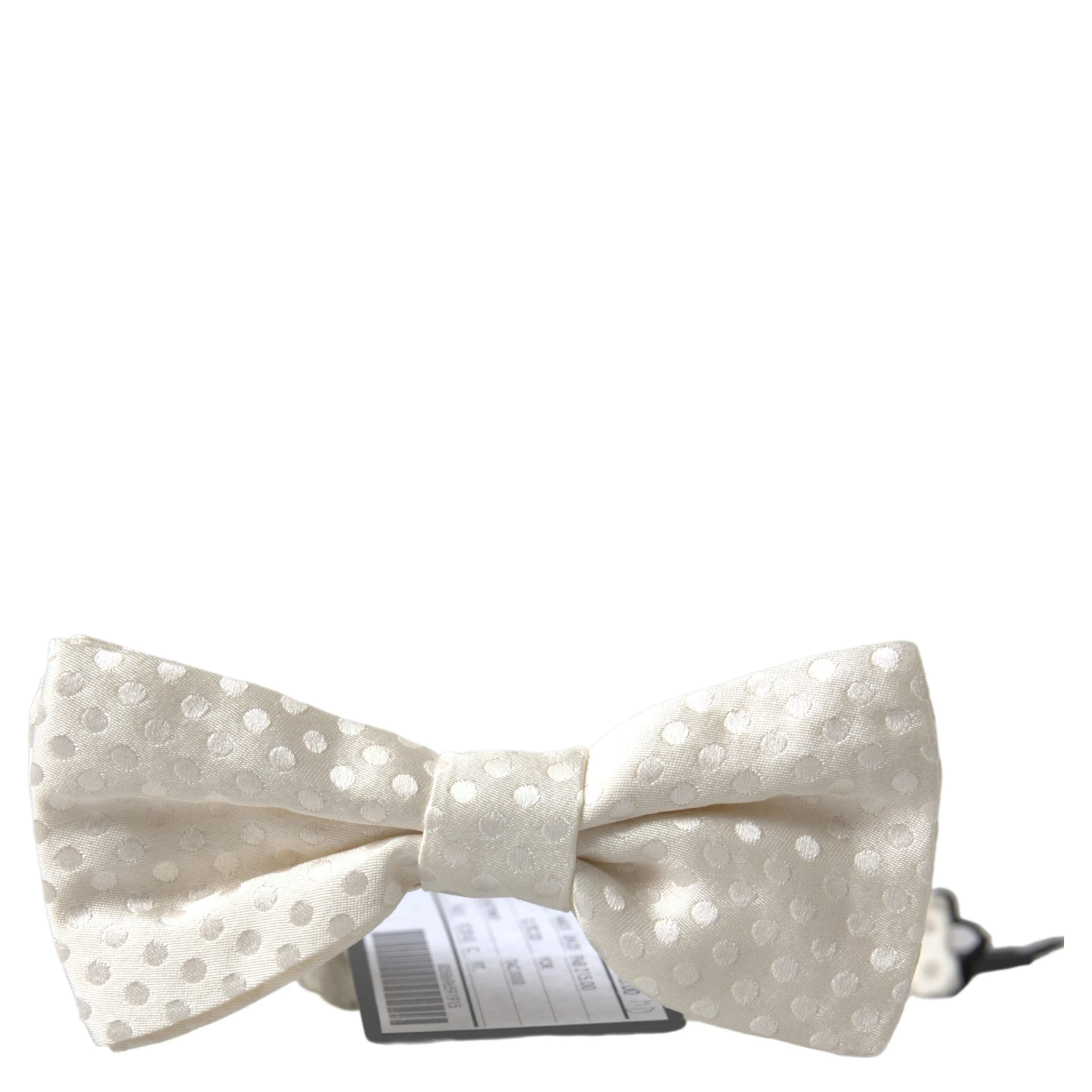 Ivory Fantasy Pattern Adjustable Neck Papillon Bow Tie