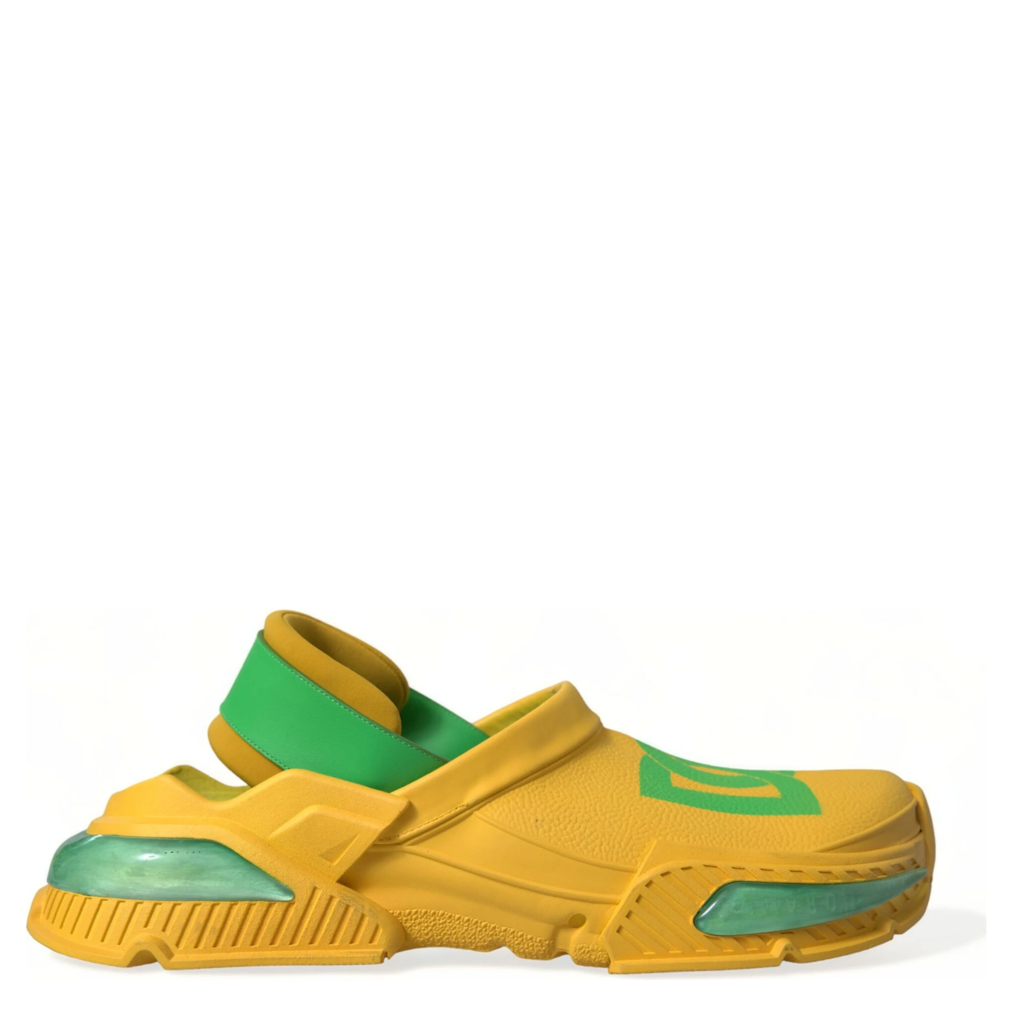 Yellow Green Rubber Clogs Men Slippers Men Shoes