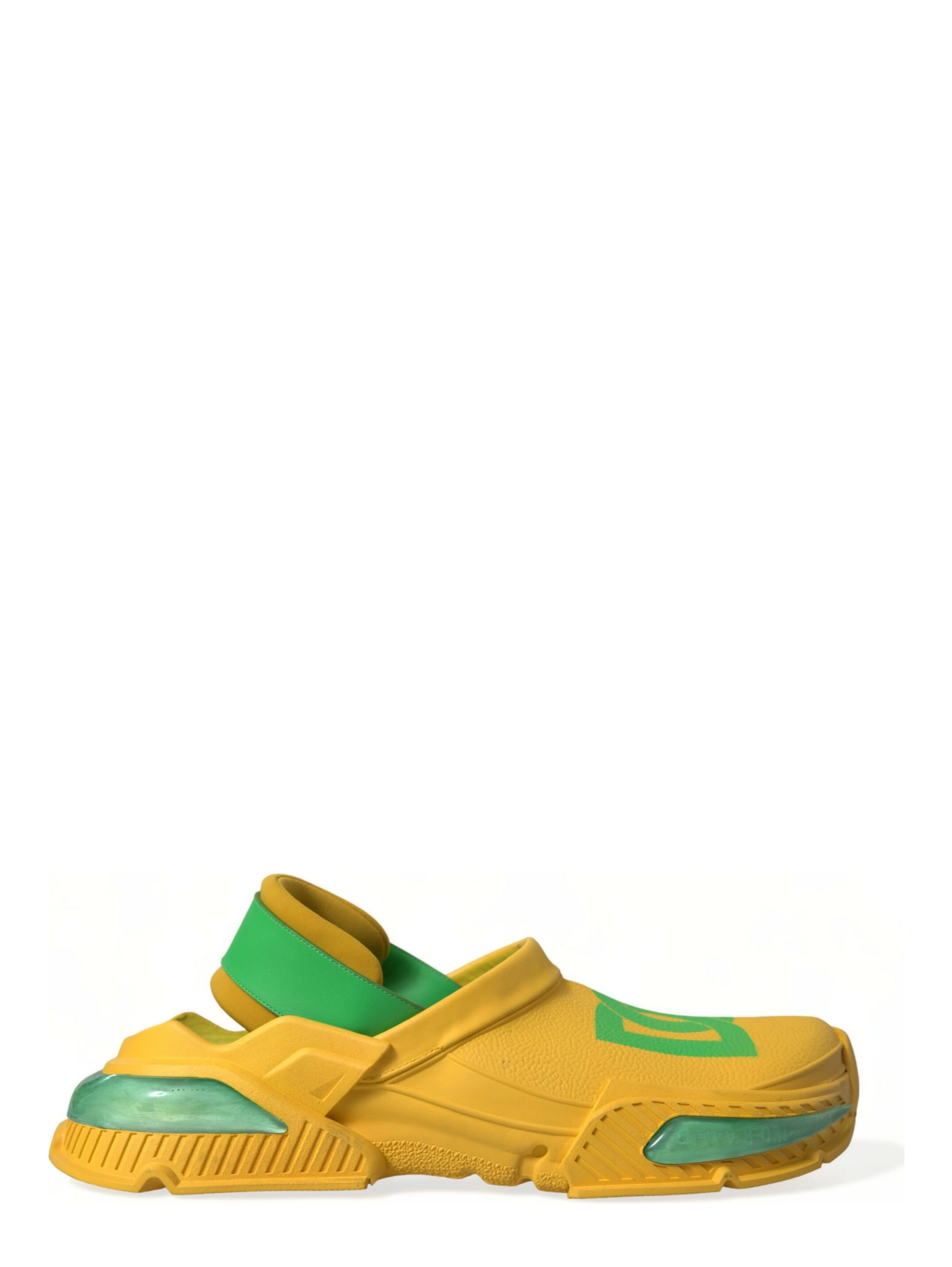 Yellow Green Rubber Clogs Men Slippers Men Shoes