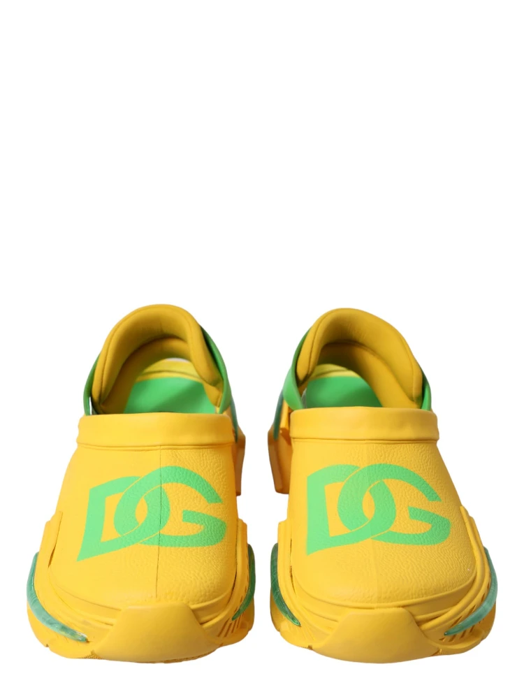 Yellow Green Rubber Clogs Men Slippers Men Shoes alternative