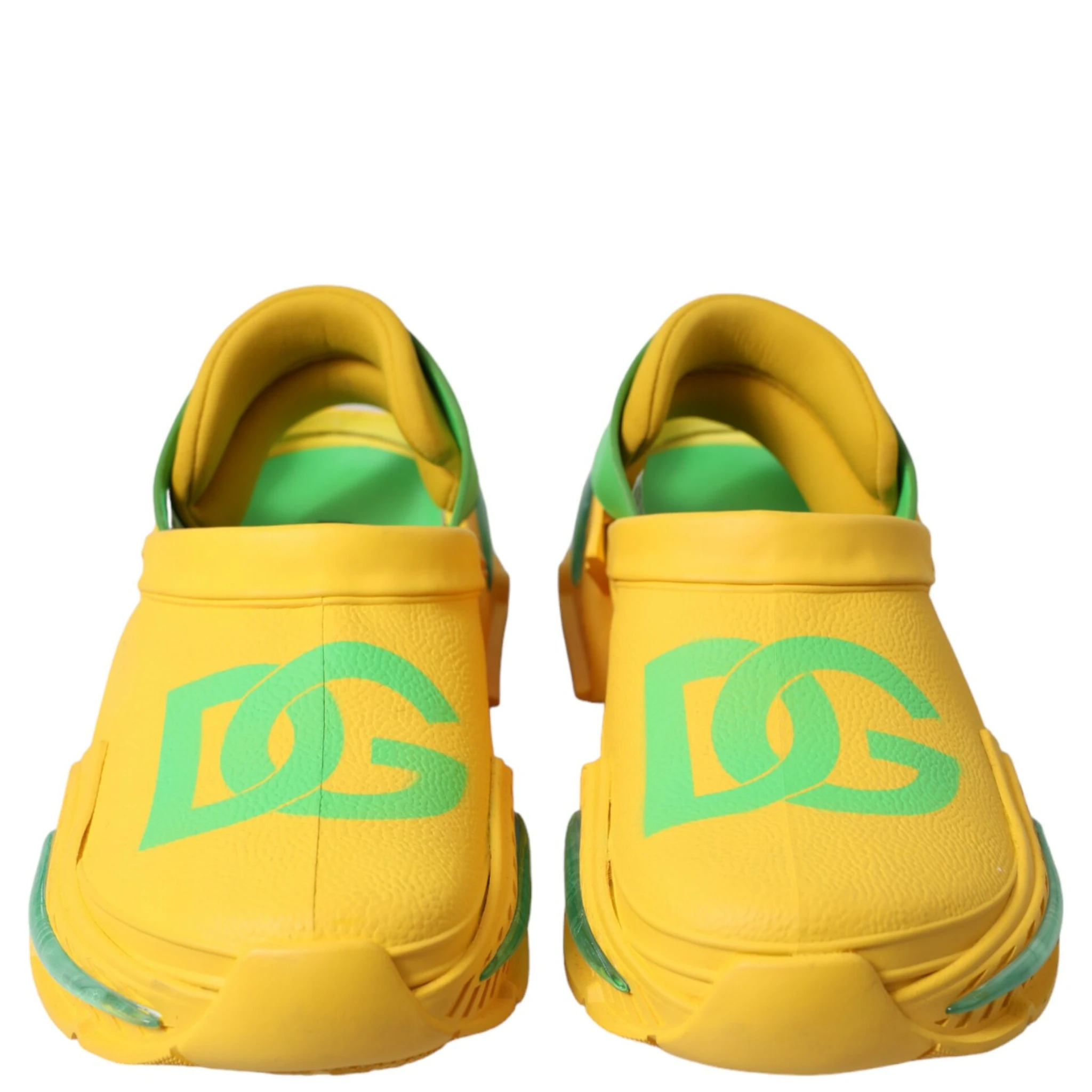 Yellow Green Rubber Clogs Men Slippers Men Shoes