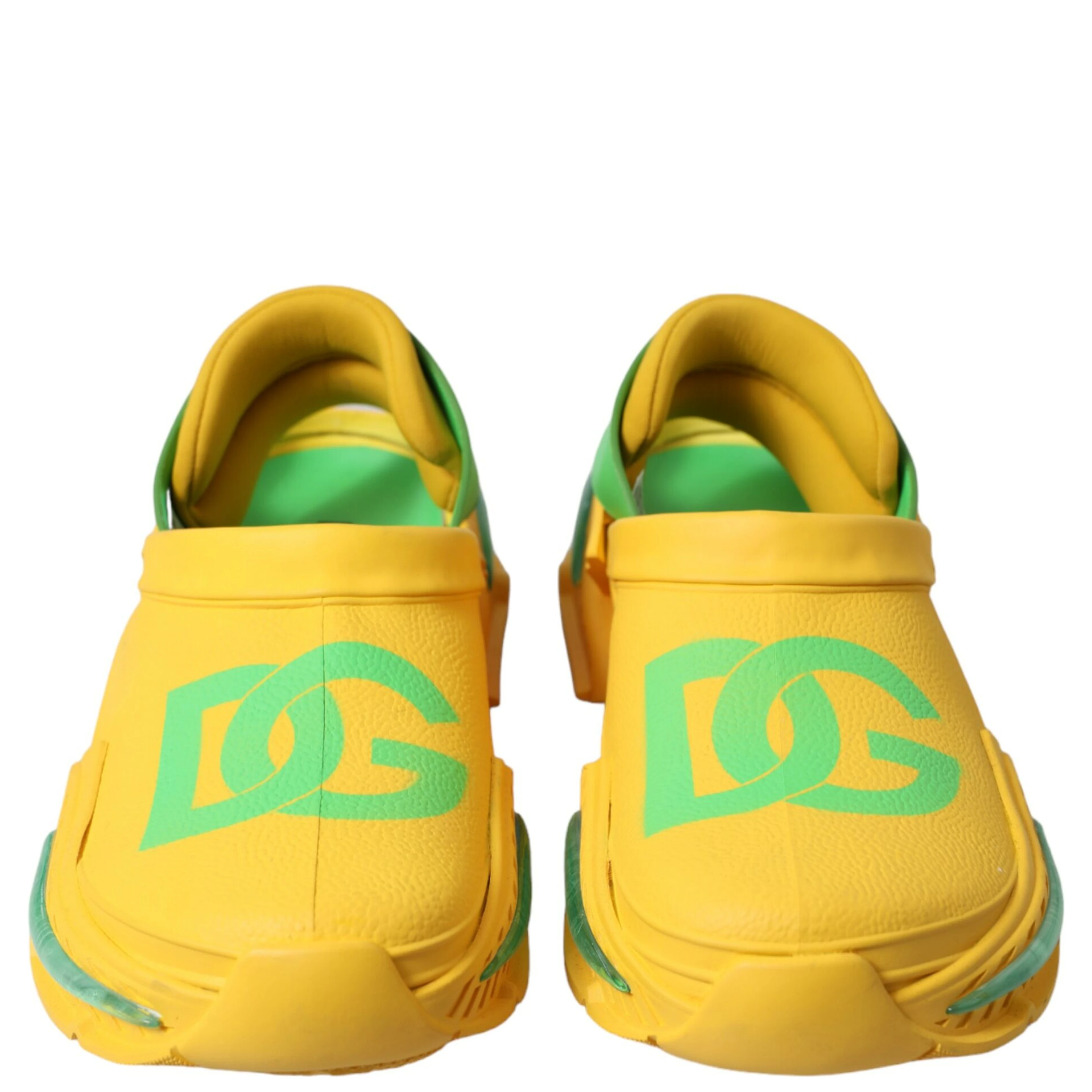 Yellow Green Rubber Clogs Men Slippers Men Shoes