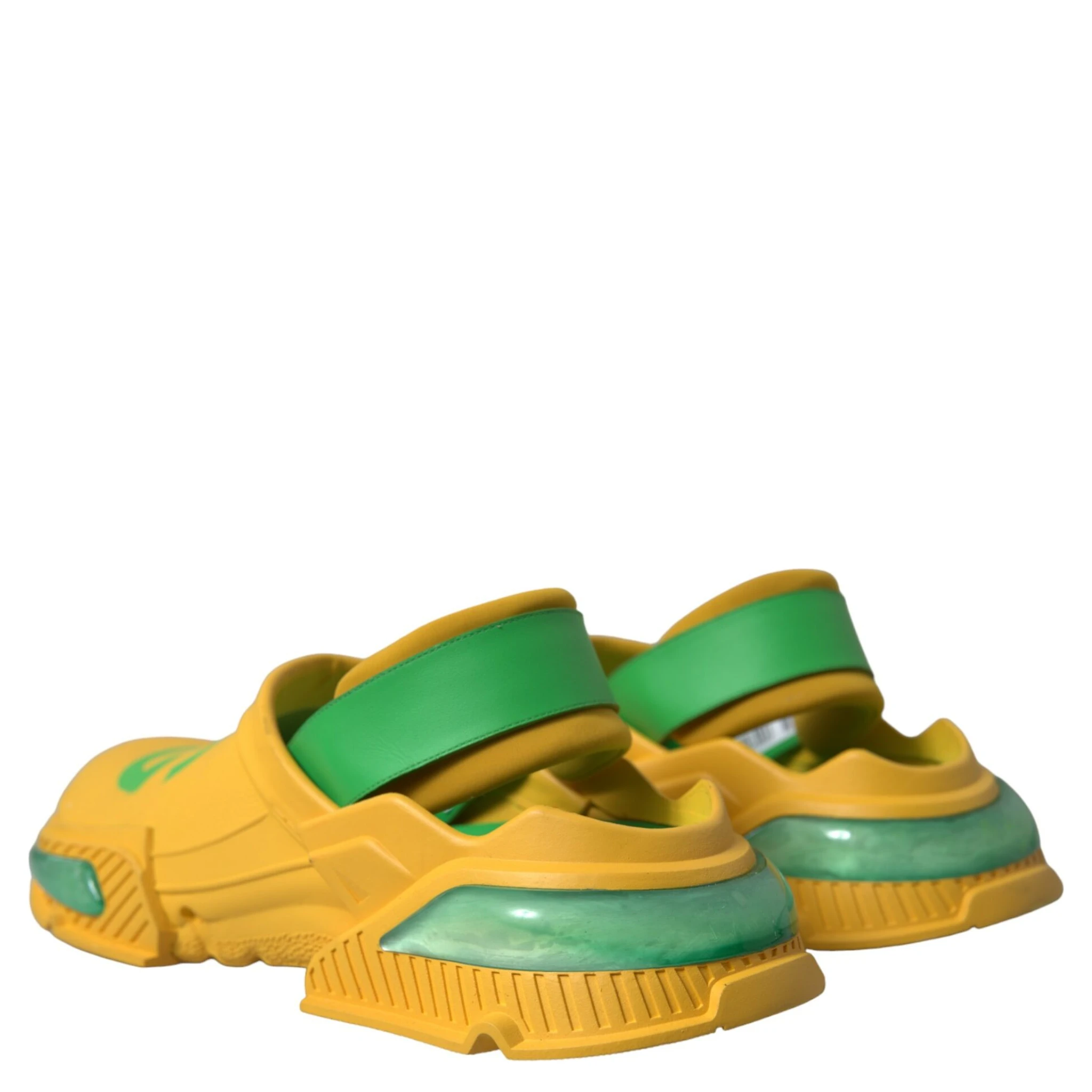 Yellow Green Rubber Clogs Men Slippers Men Shoes
