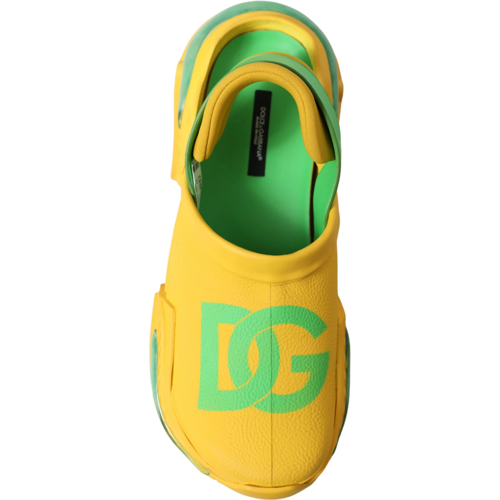 Yellow Green Rubber Clogs Men Slippers Men Shoes