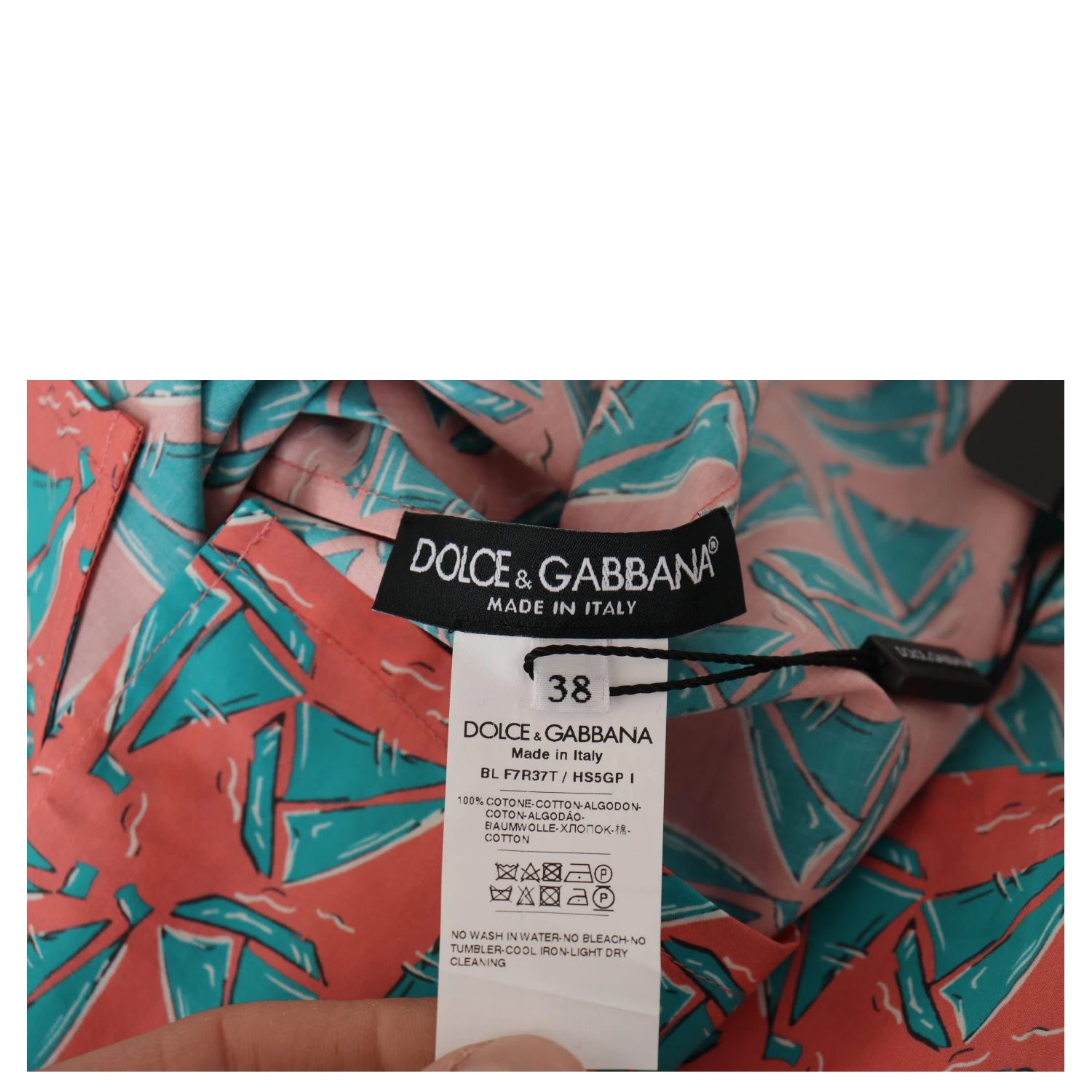 Pink Sail Boat Print Cotton T-shirt