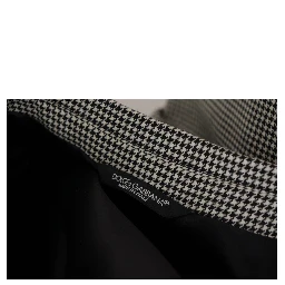 Gray Checkered Single Breasted Jacket Blazer