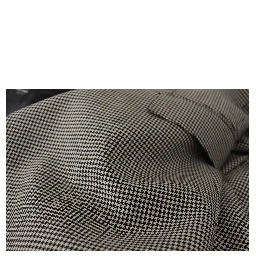 Gray Checkered Single Breasted Jacket Blazer