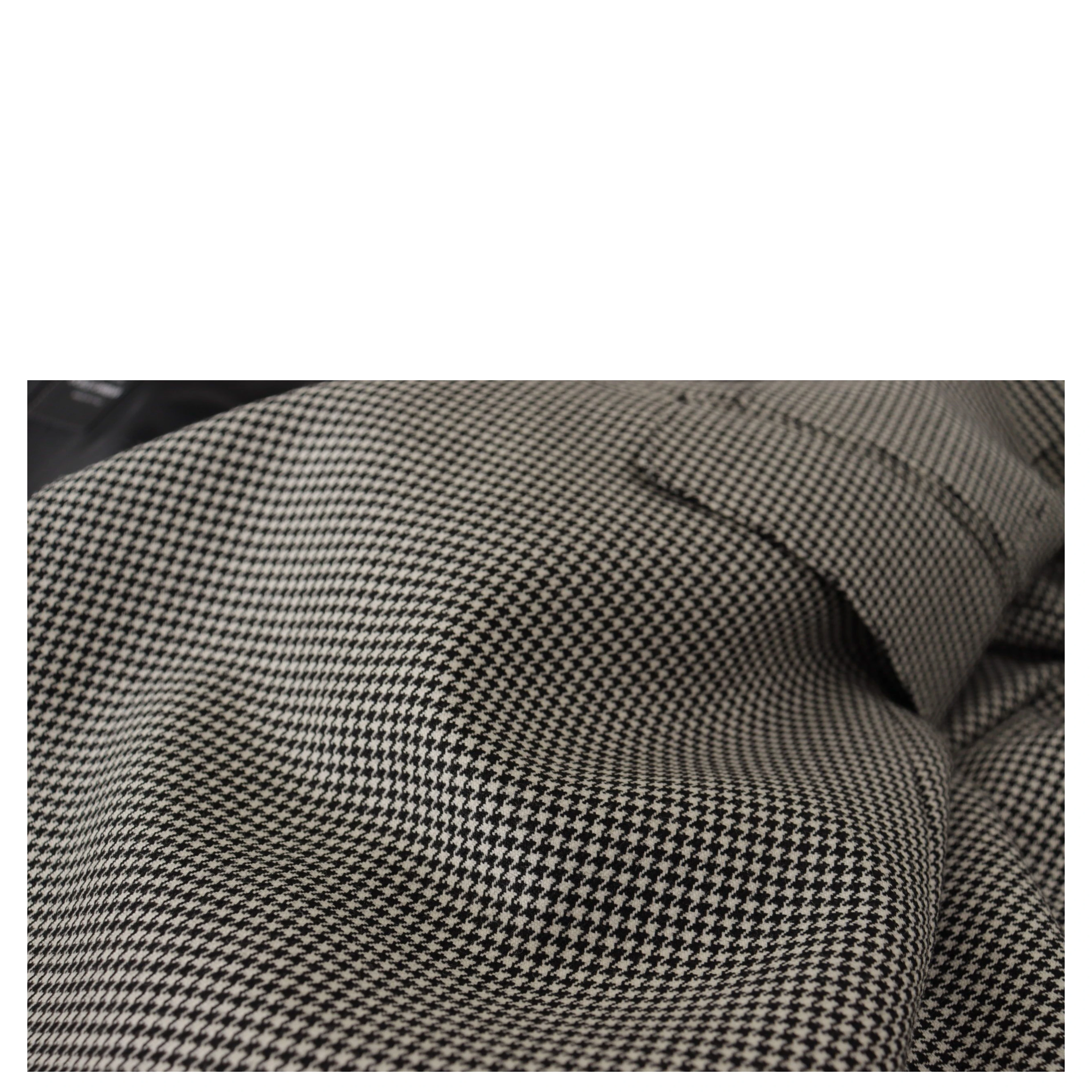 Gray Checkered Single Breasted Jacket Blazer