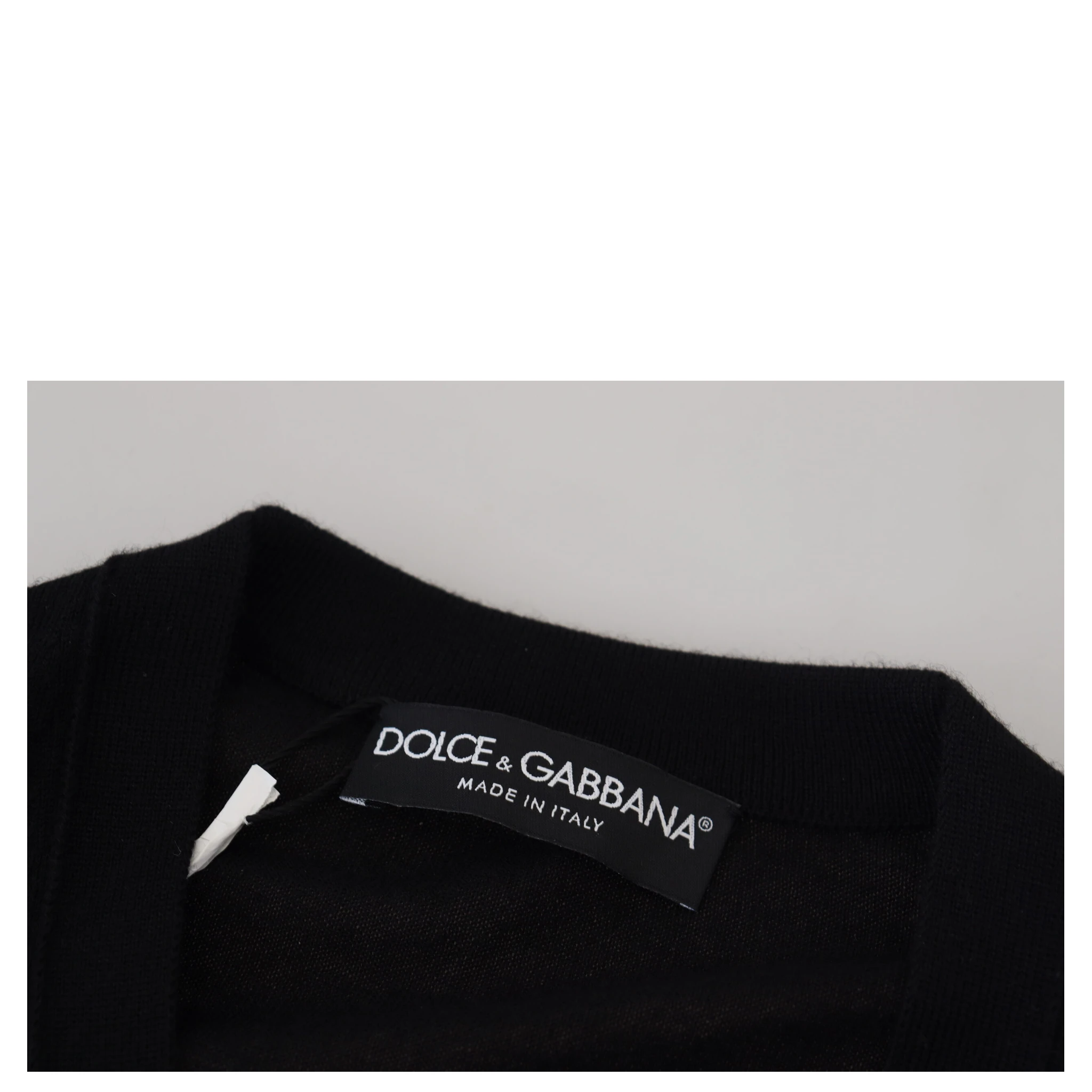 Black Cashmere Button Down Cardigan Sweater