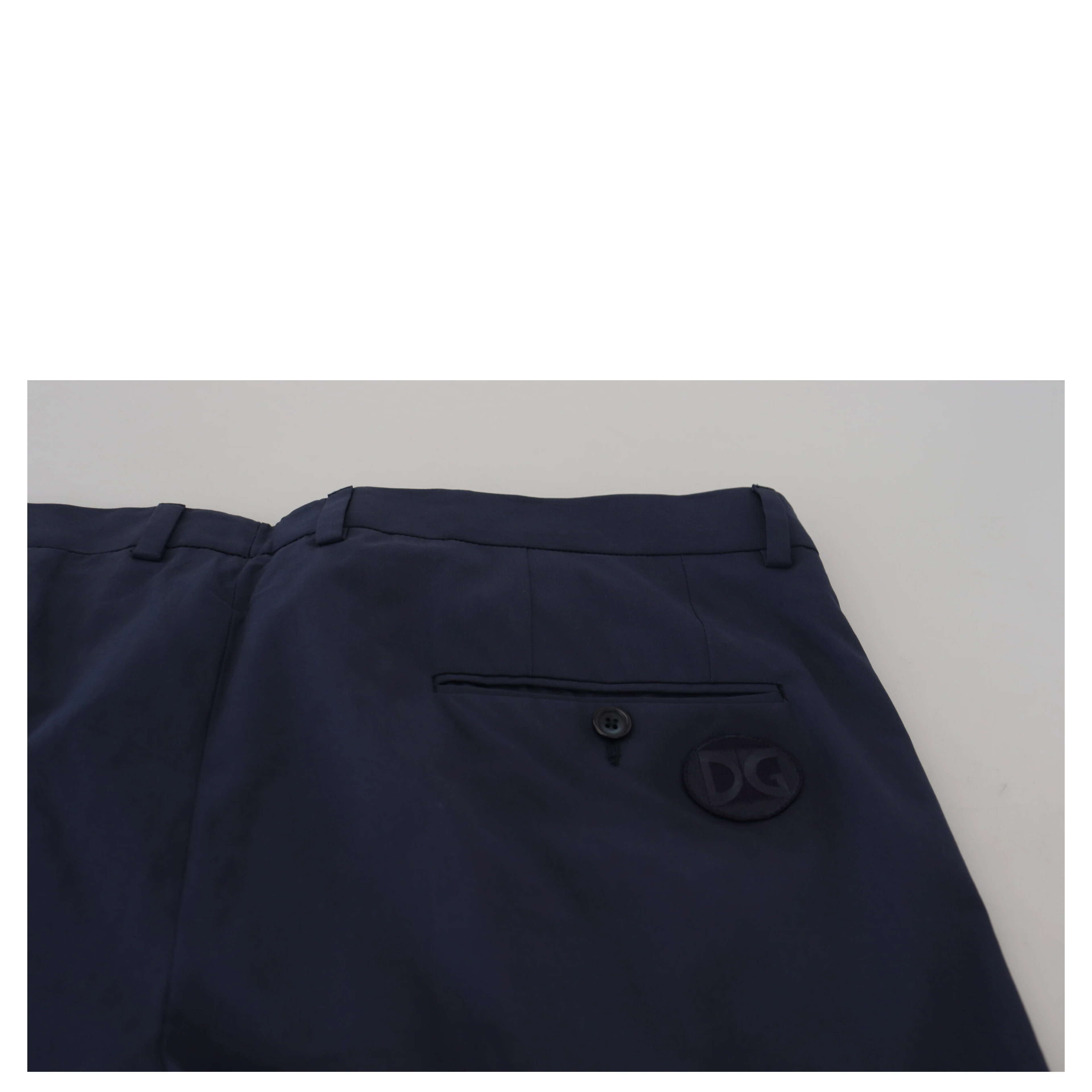 Dark Blue Cotton Chino Formal Pants