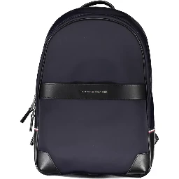 Blue Polyester Backpack